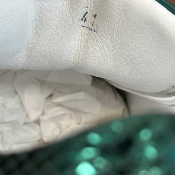 Tiannia Barnes Men's Billy Leather Low Top Sneaker Size 41 US 7.5 $350 - Picture 10 of 12